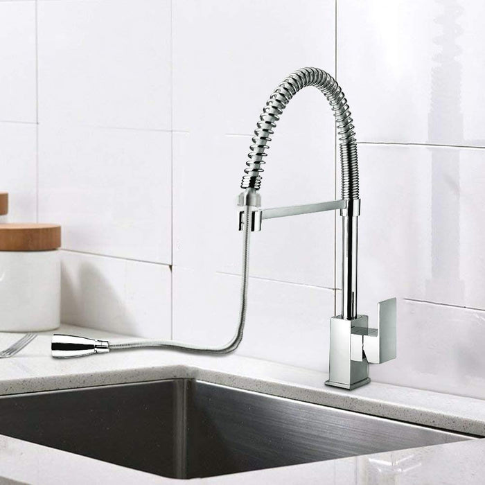 Chrome Brass Kitchen Faucet