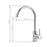 Chrome Brass Kitchen Faucet