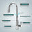 Chrome Brass Kitchen Faucet