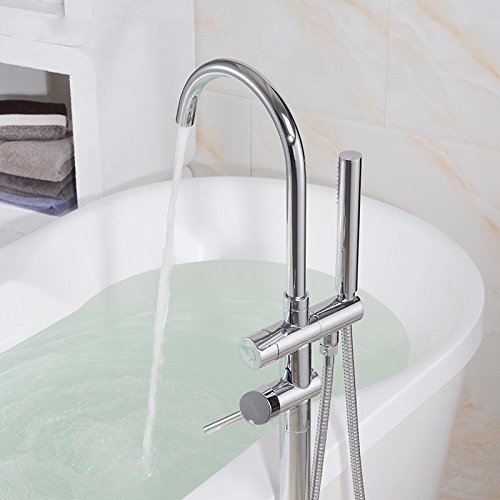 Chrome Brass Bathtub Faucet