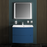 Delux Wood Blue Matte Bathroom Vanity Blue Matte 2