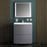 Delux Wood Gray Matte Bathroom Vanity Gray Matte 2