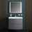 Delux Wood Gray Matte Bathroom Vanity Gray Matte 2