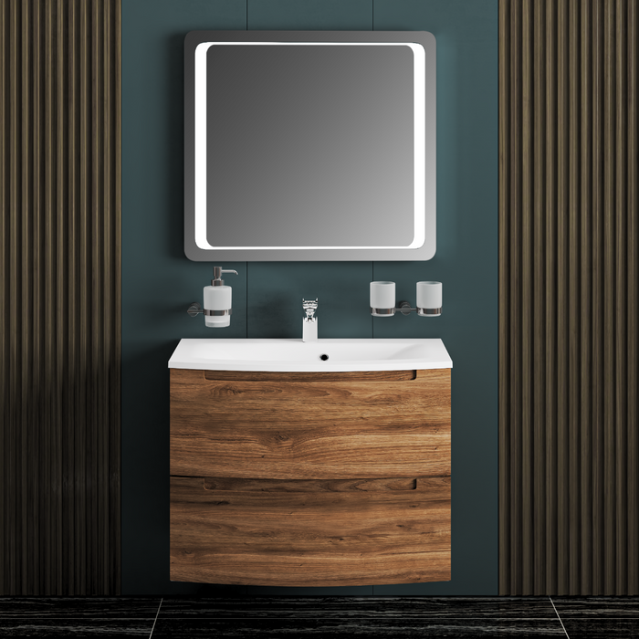 Delux Wood Teak Natural Bathroom Vanity Teak Natural 2