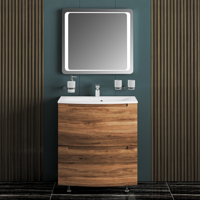 Delux Wood Teak Natural  Bathroom Vanity Teak Natural 2