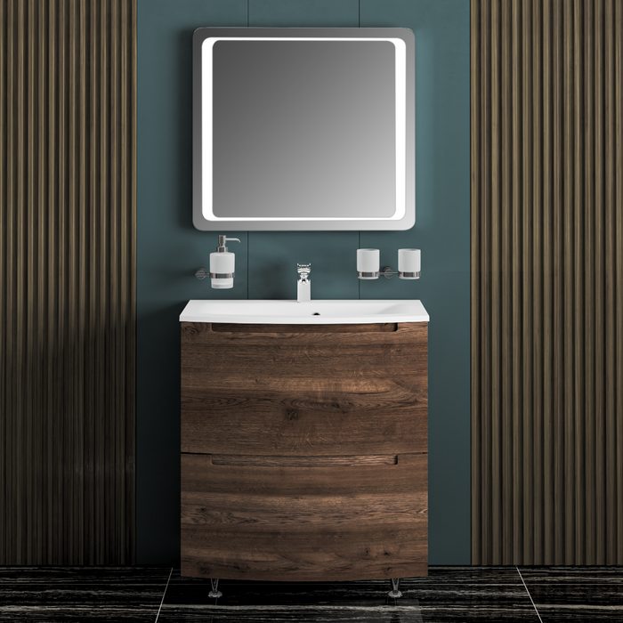 Delux Wood Rosewood Bathroom Vanity Rosewood 2