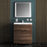 Delux Wood Rosewood  Bathroom Vanity Rosewood 2
