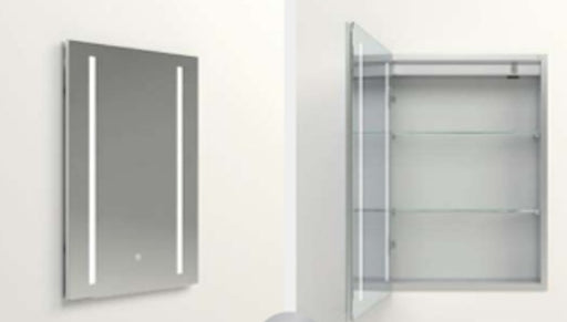MC2432 Aluminium Silver Medicine Cabinet 1