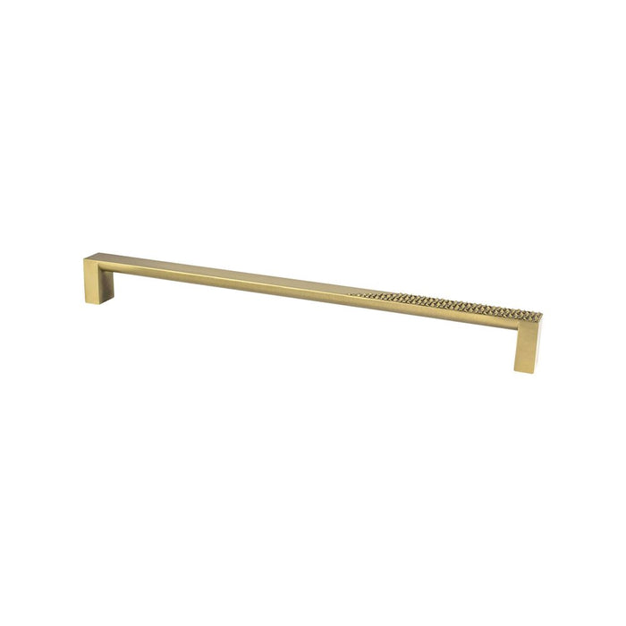 Roque Zinc Modern Brushed Gold Appliance Pull  1
