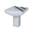 Roque Zinc Polished Chrome Cabinet Knob  1