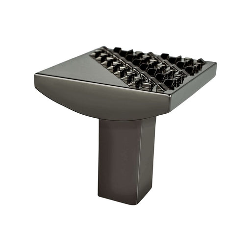 Roque Zinc Black Nickel Cabinet Knob  1