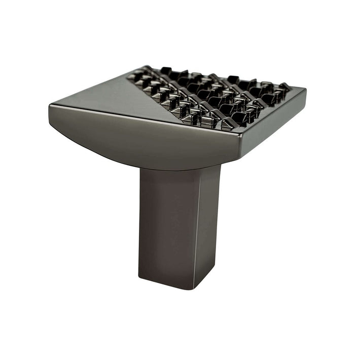 Roque Zinc Black Nickel Cabinet Knob  1