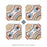 Vaudeville Porcelain Octagon Deco Diglas with Taco Azzuro Tile Matte 4