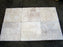 Euro Dark Tumbled Travertine Tile - 8" x 8"