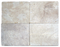 Euro Dark Tumbled Travertine Tile - 8" x 8" x 1/2"