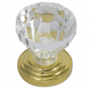 Kristal Zinc Alloy Cabinet Knob Brass 1