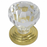 Kristal Zinc Alloy Cabinet Knob Brass 1