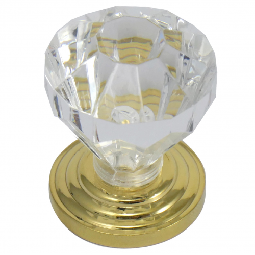 Kristal Zinc Alloy Cabinet Knob Brass 3