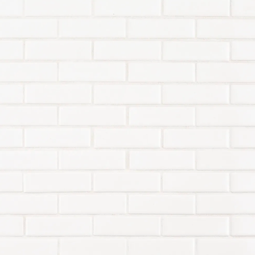 Essentials By Jeffrey Court White Glossy