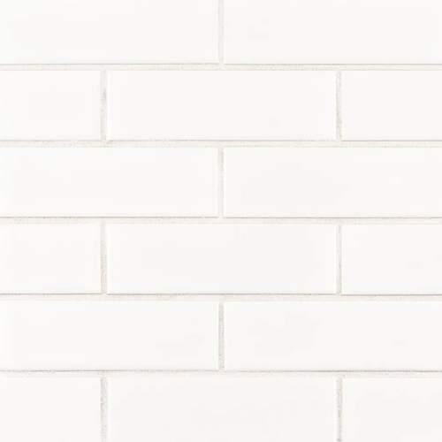 Essentials By Jeffrey Court White Glossy