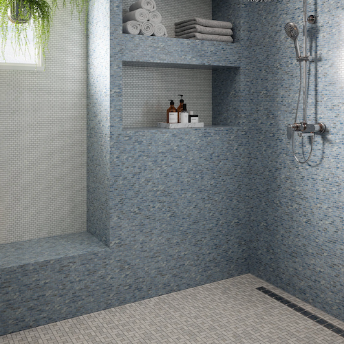 Essentials By Jeffrey Court Mosaic Glossy Glass