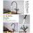 Chrome Brass Kitchen Faucet
