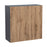 Wallkitchens Wood Natural Teak  Wall Cabinet Natural Teak 1