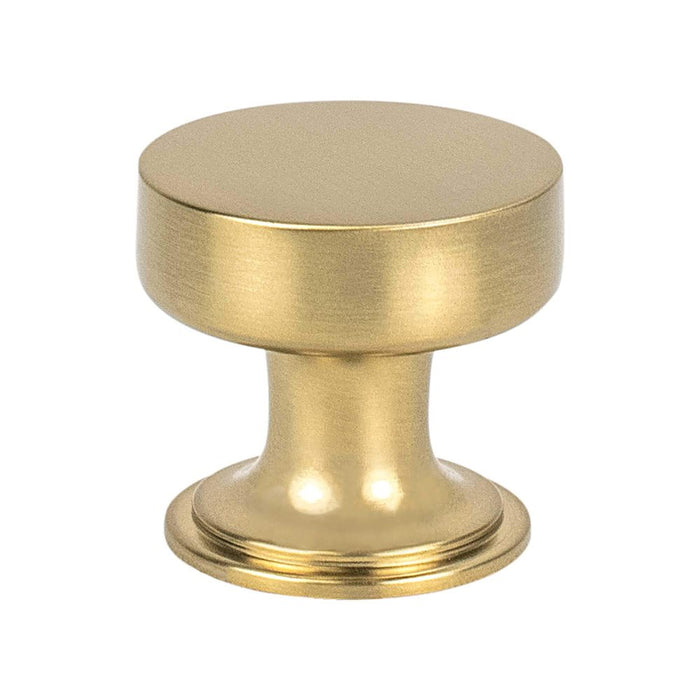 Folklore Zinc Modern Brushed Gold Cabinet Knob  1