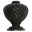 French Twist Zinc Alloy Cabinet Knob Oil Rubbed Bronze 3