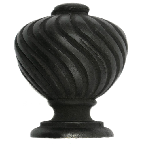 French Twist Zinc Alloy Cabinet Knob Oil Rubbed Bronze 3