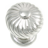 French Twist Zinc Alloy Cabinet Knob Polished Nickel 1