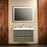 Edison Wood Gray Matte Bathroom Vanity Gray Matte 2