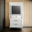 Palm Beach Wood White Matte Bathroom Vanity White Matte 2