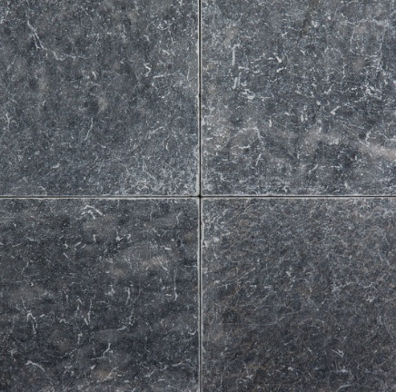 Lattea Grey Tumbled Marble Tile - 16" x 16" x 1/2"