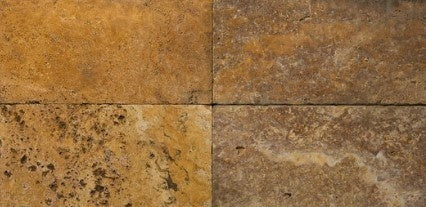 Tumbled Lusia Albi Travertine Tile - 8" x 8"