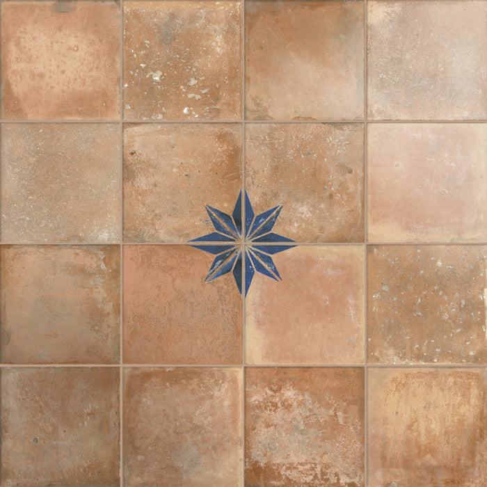 Kings Nonna Porcelain Blue Tile Mixed 2