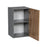 Wallkitchens Wood Natural Teak  Wall Cabinet Natural Teak 2