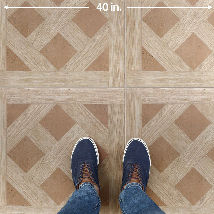 Lands Porcelain Timber Andes Mud Tile Matte 8