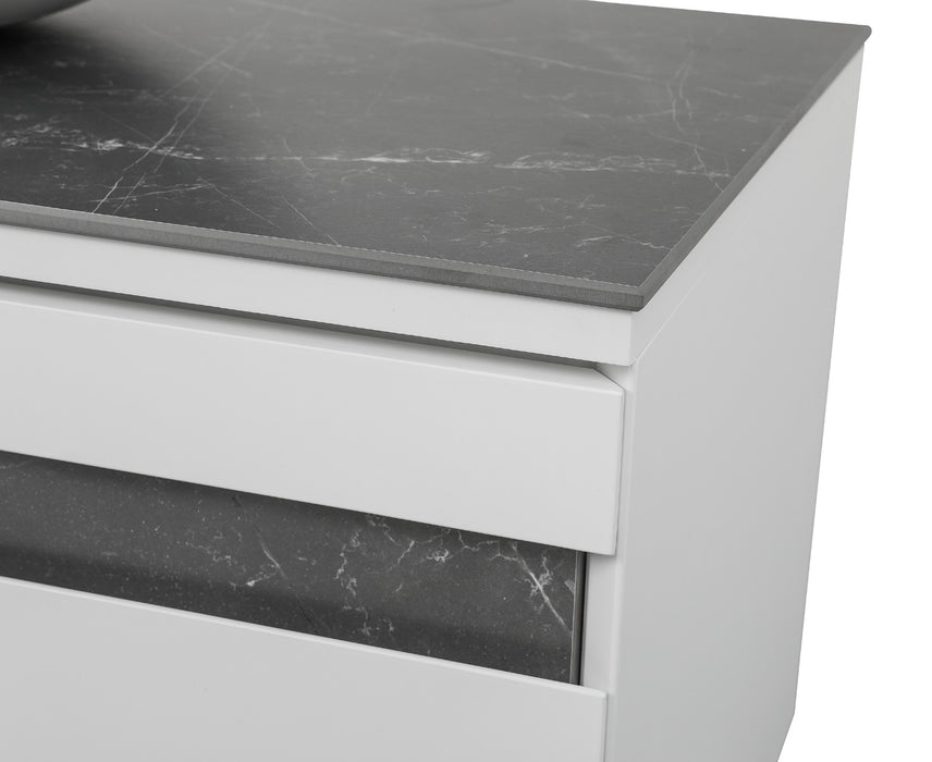 Ostin Wood White Matte Bathroom Vanity White Matte 6
