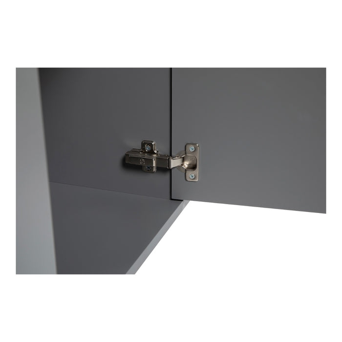 Niagara Wood Grey Matte Matte Bathroom Vanity Grey Matte Matte 7