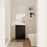 Plywood Black & White Bathroom Vanity Black & White 1