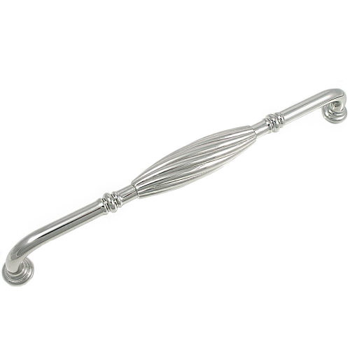 French Twist Zinc Alloy Cabinet Pull Polished Nickel 3