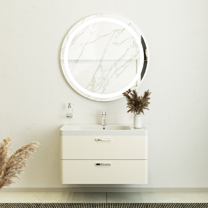 Fiona Wood Beige Matte Bathroom Vanity Beige Matte 2