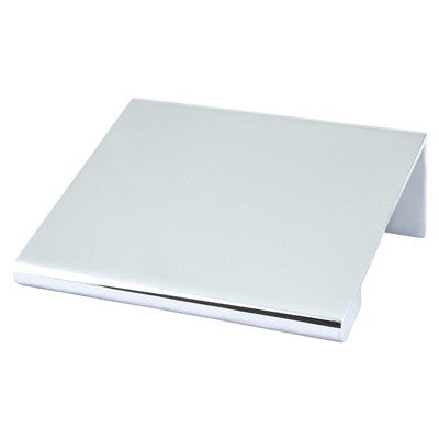 Contemporary Advantage Two Aluminum Polished Chrome Cabinet Pull  1