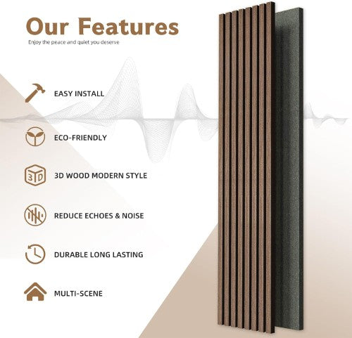 Matte Medium Density Fiberboard Wall Cladding 9
