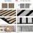 Matte Medium Density Fiberboard Wall Cladding 12