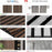 Matte Medium Density Fiberboard Wall Cladding 12