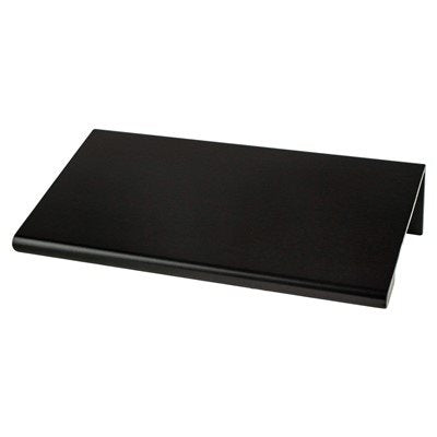 Contemporary Advantage Two Aluminum Matte Black Cabinet Pull  2