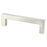 Contemporary Advantage One Aluminum Brushed Nickel Cabinet Pull  1
