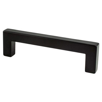 Contemporary Advantage One Aluminum Matte Black Cabinet Pull  1